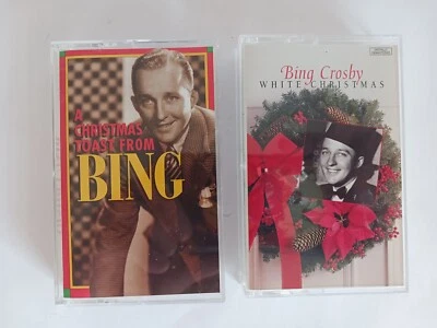 2 Bing Crosby Cassette Tapes, A Toast From BC + Bing Crosby White Christmas  Foto 1 de 4