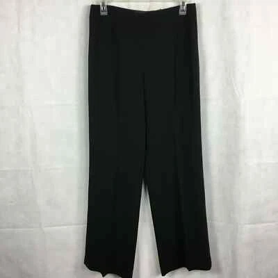Yansi Fugel Pants Womens Sz 8 Black Straight Leg Dress Zip Closure - Image 1 of 4