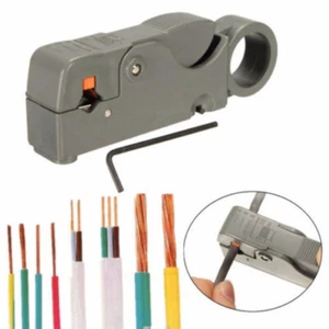 RG58 RG6 Stripper Cutting Rotary Coaxial Aerial Sky TV Cable Wire Home Tool Kit - Picture 1 of 11