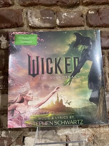 Wicked The Soundtrack Standard 2 LP Black Vinyl Ariana Grande Cynthia Erivo New - Picture 1 of 3