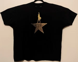 Camisa Hamilton Oficial Mech 3XL Negra Dorada Estrella 26" W X 29.5" L - Imagen 1 de 6