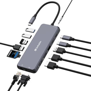 Verbatim USB-C Pro Multiport Hub- 14 Ports - Picture 1 of 1