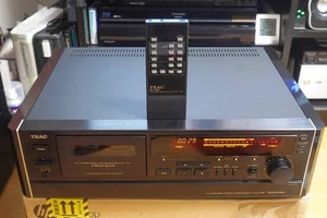 TEAC R-9000 Estéreo Cassette Deck Tape Sistema de 3 Cabezales con Control Remoto Funciona JN02 - Imagen 1 de 9
