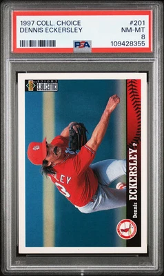 Collector's Choice Dennis Eckersley #201 1997 PSA 8 Foto 1 de 2