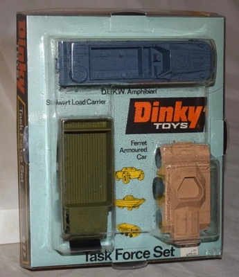Dinky No. Vintage 677 Task Force Set Vehículos del Ejército Set en Caja Original - NUEVO Foto 1 de 4