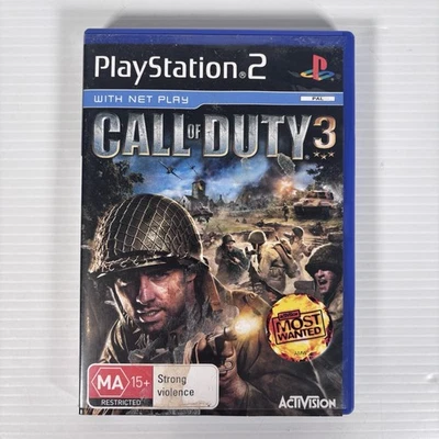 Call of Duty 3 PS2 - PlayStation 2 PAL Game Complete - Free AU Postage - Image 1 of 4