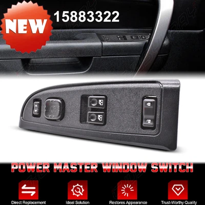 Interruptor maestro de ventana eléctrica para Chevrolet Silverado 1500 Classic 2007 15883322 Foto 1 de 4