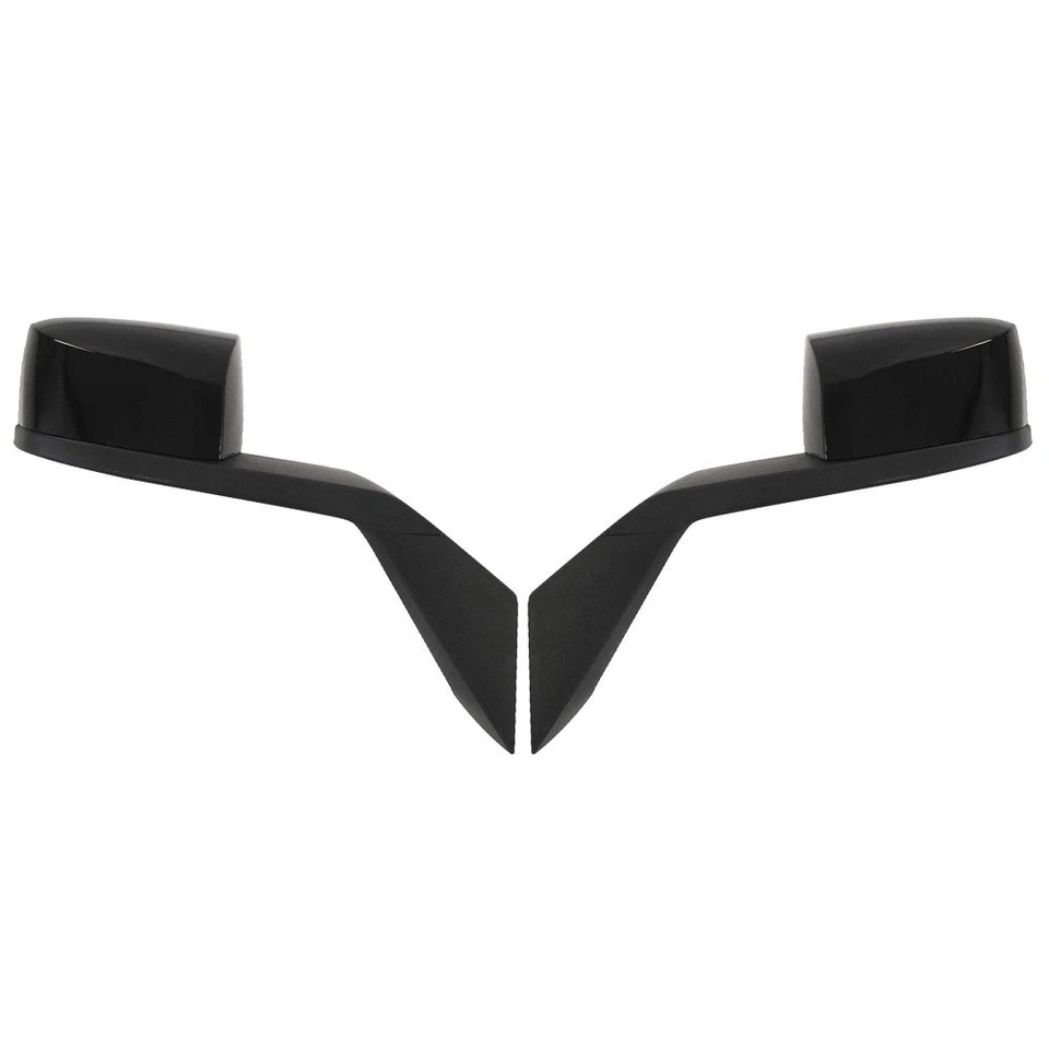 For 2000-15 Volvo VNL Black Hood Mirrors Pair Heavy Truck Driver Passenger Side Foto 1 de 4