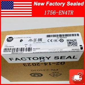 Nuevo sellado de fábrica Allen-Bradley 1756-EN4TR ControlLogix doble puerto EtherNet - Imagen 1 de 5