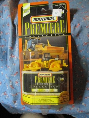 NOC Matchbox Premiere Construction Collection CAT Soil Compactor - Image 1 of 3