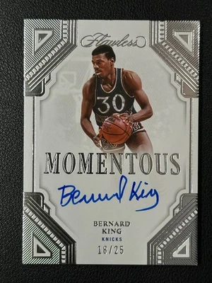 2022 Panini Flawless (22-23) Momentous Bernard King Auto 18/25#Z - Image 1 of 2
