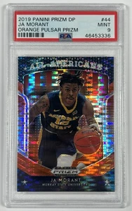 2019 PRIZM DRAFT PICKS JA MORANT #44 ALL AMERICANS ORANGE PULSAR PRIZM /20 PSA 9 - Bild 1 von 2