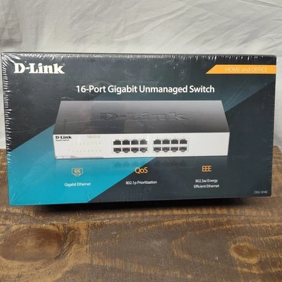 D-Link 16-port Gigabit Unmanaged Switch Dgs-1016c - Image 1 of 4