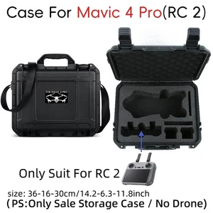 Drone Remote Control Explosion-Proof Box Storage Bag For DJI Mavic 4 Pro RC 2 - Picture 1 of 11