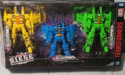 Transformers War for Cybertron Siege Rainmakers Seekers Paquete de 3 Foto 1 de 4