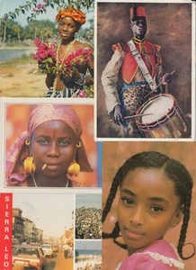 11 Postales SIERRA LEONA ÁFRICA Mayormente 1960-1990 (L3935) - Imagen 1 de 6