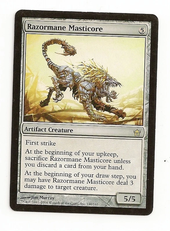 MTG 4X ** RAZORMANE MASTICORE ** X4  Fifth Dawn - Image 1 of 1