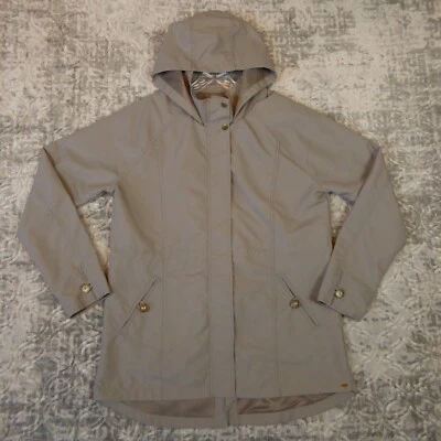 Jaqueta feminina O'Neill grande L cinza Wendy com zíper e bolsos leves - Imagem 1 de 4