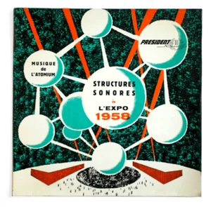 LASRY BASCHET Musique de l'Atomium structures sonores french 1958 PRC 87 EP - Foto 1 di 2