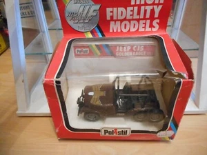 Polistil Jeep CJ5 Golden Eagle in Brown on 1:25 in Box - Bild 1 von 2