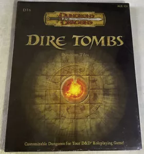 Dungeons & Dragons Accessories: DT6: DIRE TOMBS Tiles new shrink D&D rpg d20 - Picture 1 of 7