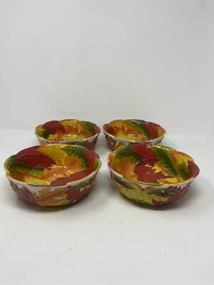 Four Temptations By Tara Harvest Colores Otoño Hojas Bellotas 24 Onzas Repujado B Foto 1 de 4