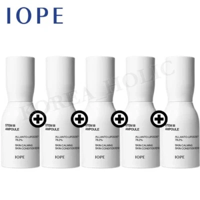 IOPE Stem Ampoule 50ml (=10ml x 5EA) Intensive Ampoule Skin Care Korea K-Beauty - Image 1 of 4