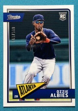 OZZIE ALBIES 2018 Panini Chronicles #30 Classics Rookie RC Timeless Tribute /199