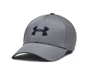 Under Armour Storm Blitzing Adjustable Mens Cap - Pitch Gray/Black - OSFM - Picture 1 of 4