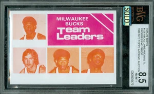 1975-76 TOPPS #126 ABDULL JABBAR TL PROOF BGS 8.5 MAC SOLO FINEST $1,500 CARD* - Picture 1 of 8