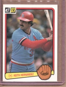 1983 DONRUSS KEITH HERNANDEZ # 152 (NM/MT OR BETTER) CREASE FREE - Picture 1 of 2