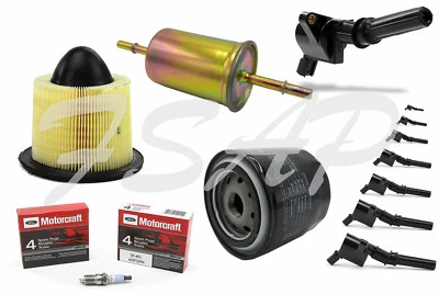 Kit de puesta a punto Ford F150 2007 4,6 L V8 bobina de encendido DG508 bujía SP493 FA1632 Foto 1 de 4