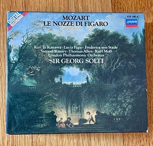 Mozart Le Nozze di Figaro SIR GEORG SOLTI Decca 3 CD Box Set 1983 Digital - Picture 1 of 11