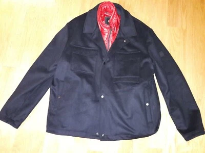 Abrigo BOSS by HUGO BOSS Casen mezcla de lana y cachemir en azul abierto. Elige Talla Foto 1 de 4