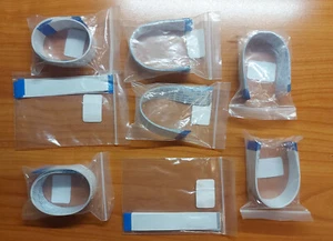 16 Pin 1,0 mm Rastermaß 10cm "TYP B" - FLAT CABLE FLEX RIBBON FFC Flachkabel - Bild 1 von 7