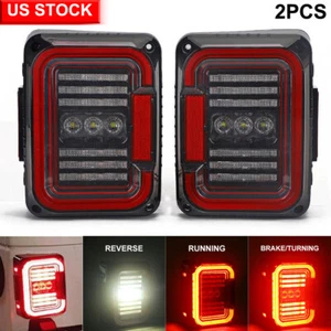 Conjunto de luces traseras LED para Jeep Wrangler JK 07-18 funcionando freno inverso giro  - Imagen 1 de 12