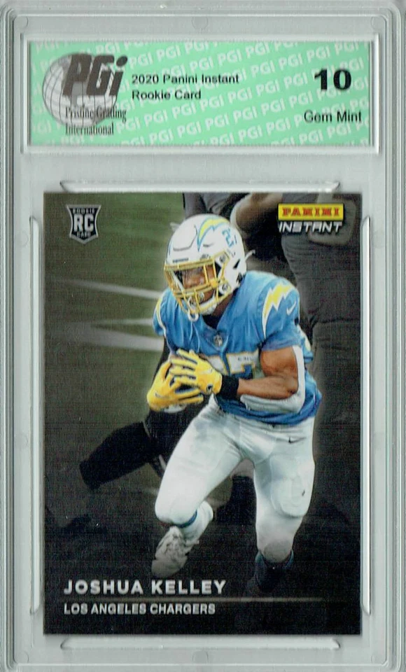 Joshua Kelley 2020 Panini Instant #RS33 Spotlight 1/1155 Made Rookie Card PGI 10 - Image 1 of 1