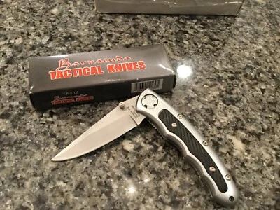 NEW BARRACUDA TACTICAL Folding Knife 4.5 Inches Closed NICE POCKET KNIFE - Image 1 of 4