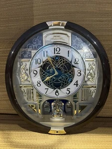Seiko Melodie’s In Motion QXM390BRH Musical Clock 36 Songs And Christmas Too - Picture 1 of 8
