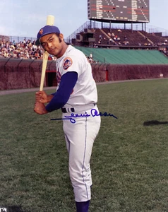 Jesus Alou 1975 New York Mets autografiado firmado 8x10 Wrigley Field Chicago - Imagen 1 de 1