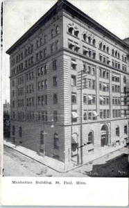 MANHATTAN BUILDING St. Paul, Minnesota MN - Postal - Imagen 1 de 2