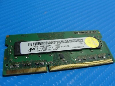MacBook A1286 Laptop Micron 2GB Memory PC3-12800S-11-11-B2 MT8JTF25664HZ-1G6M1 - Image 1 of 4