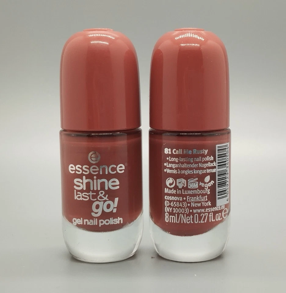 2x Essence: Gel Nail Polish - Nagellack - 81 Call Me Rusty - 2x 8 ml - Bild 1 von 1