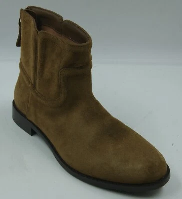 Johnston & Murphy Darby Botas Para Mujer 8 Marrón Gamuza Cremallera Trasera Botines Foto 1 de 4