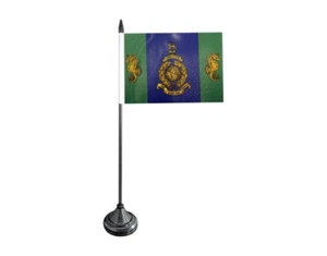 Tischflagge Großbritannien Royal Marines Logistic Regiment Tischfahne 10x15cm - Picture 1 of 1