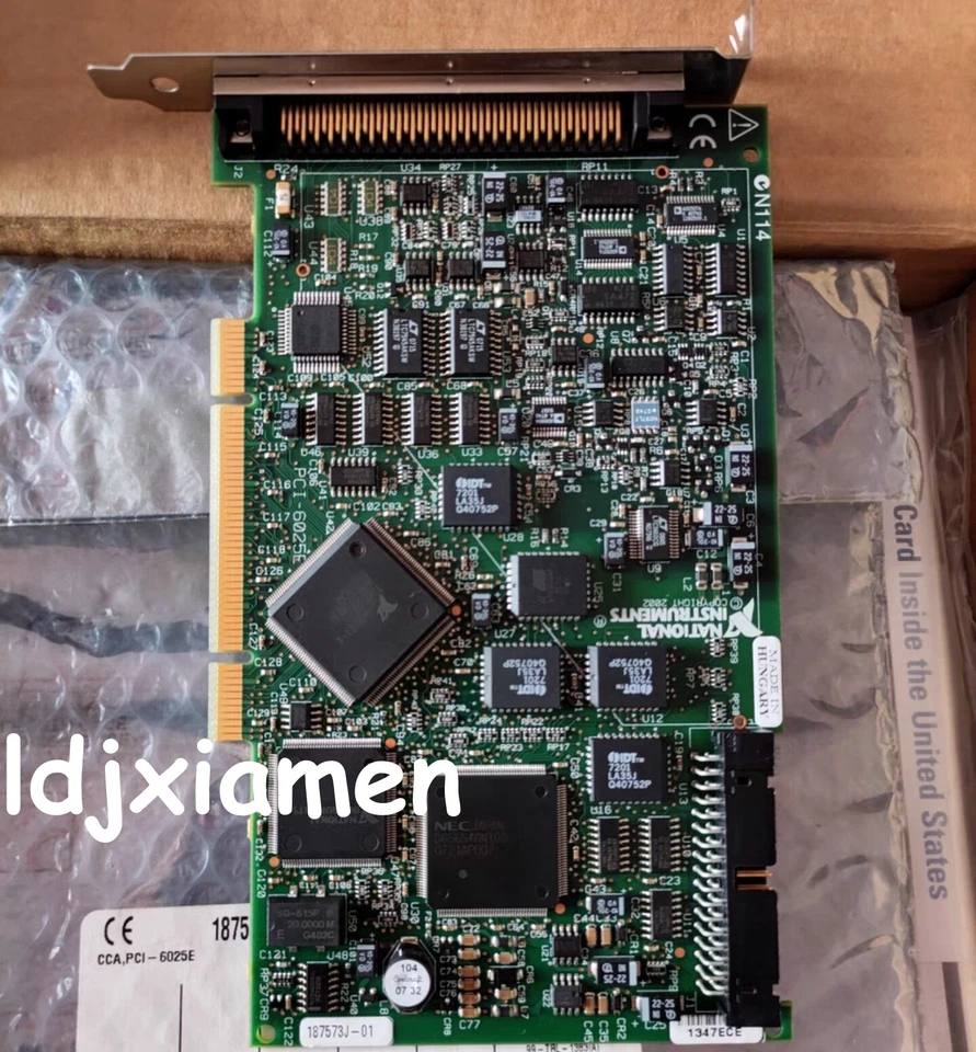 NI PCI-6025E Data Acquisition Card 777744-01#L - Image 1 of 1