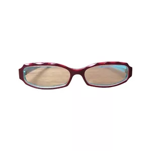 Jean Lafont Paris Frames Glasses Dark Red Full Rim Rectangle - Picture 1 of 7