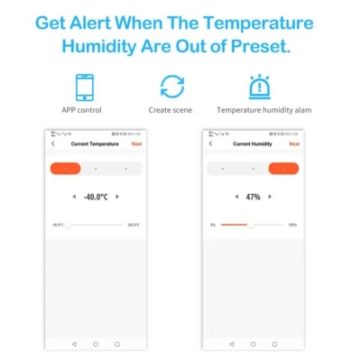 Remote Monitoring Digital Thermometer Hygrometer for Bedroom and Baby Room - Image 1 of 4
