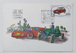 78278 /42 Cartolina Targa Florio storica 12/10/1986 - Foto 1 di 2