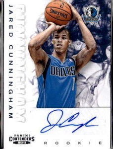 2012 Panini Contenders Auto #223 Jared Cunningham (B)  Dallas Mavericks